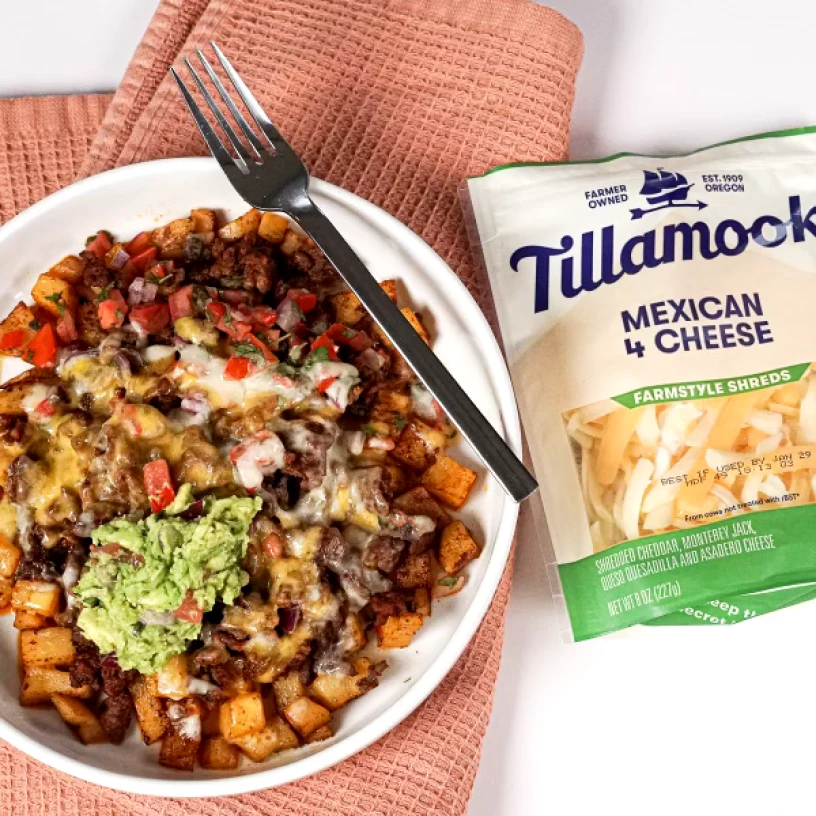 Cheesy Beef and Potato Meal Prep Bowls