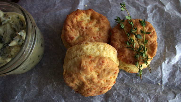 Cheddar & Sour Cream Biscuits - Tillamook