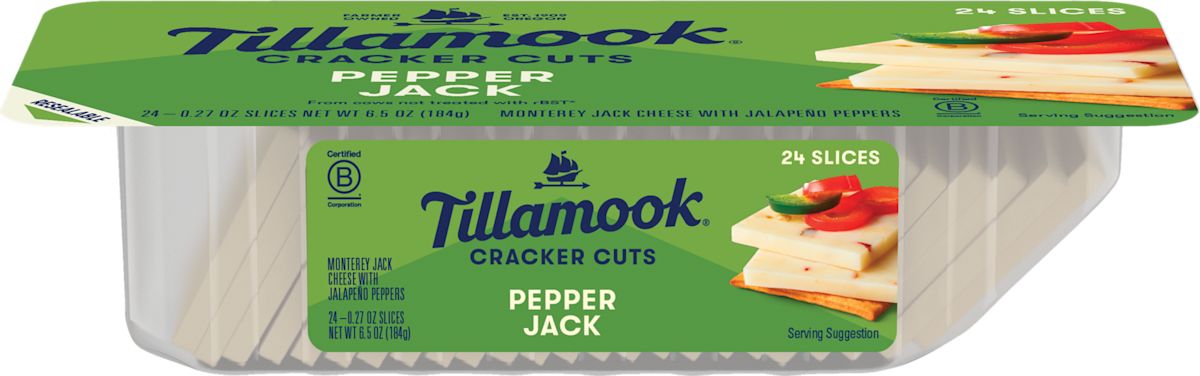 Pepper Jack Cracker Cut Cheese Tillamook