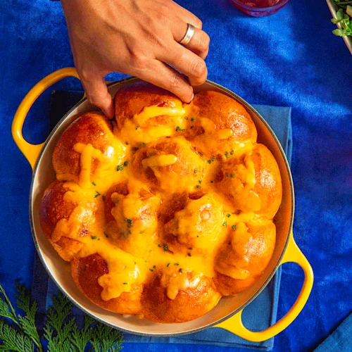 Honey Gochujang Cheddar Rolls image