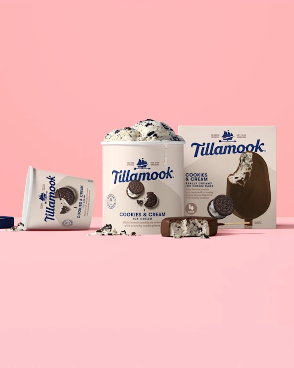 Tillamook ice cream products