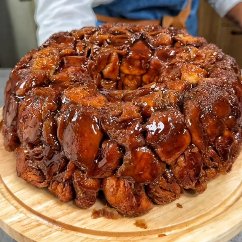 Monkey Bread with Tillamook Vanilla Bean Ice Cream Sauce