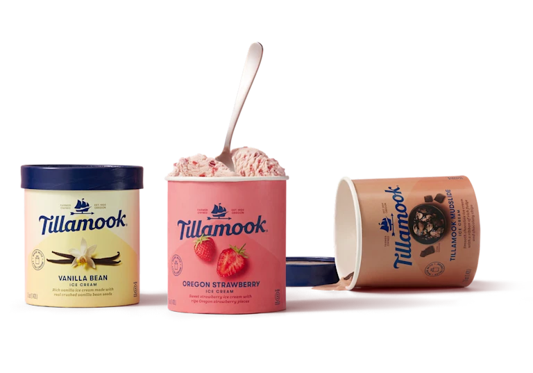 Tillamook Family size ice creams