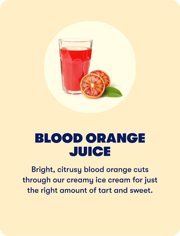 Blood orange juice