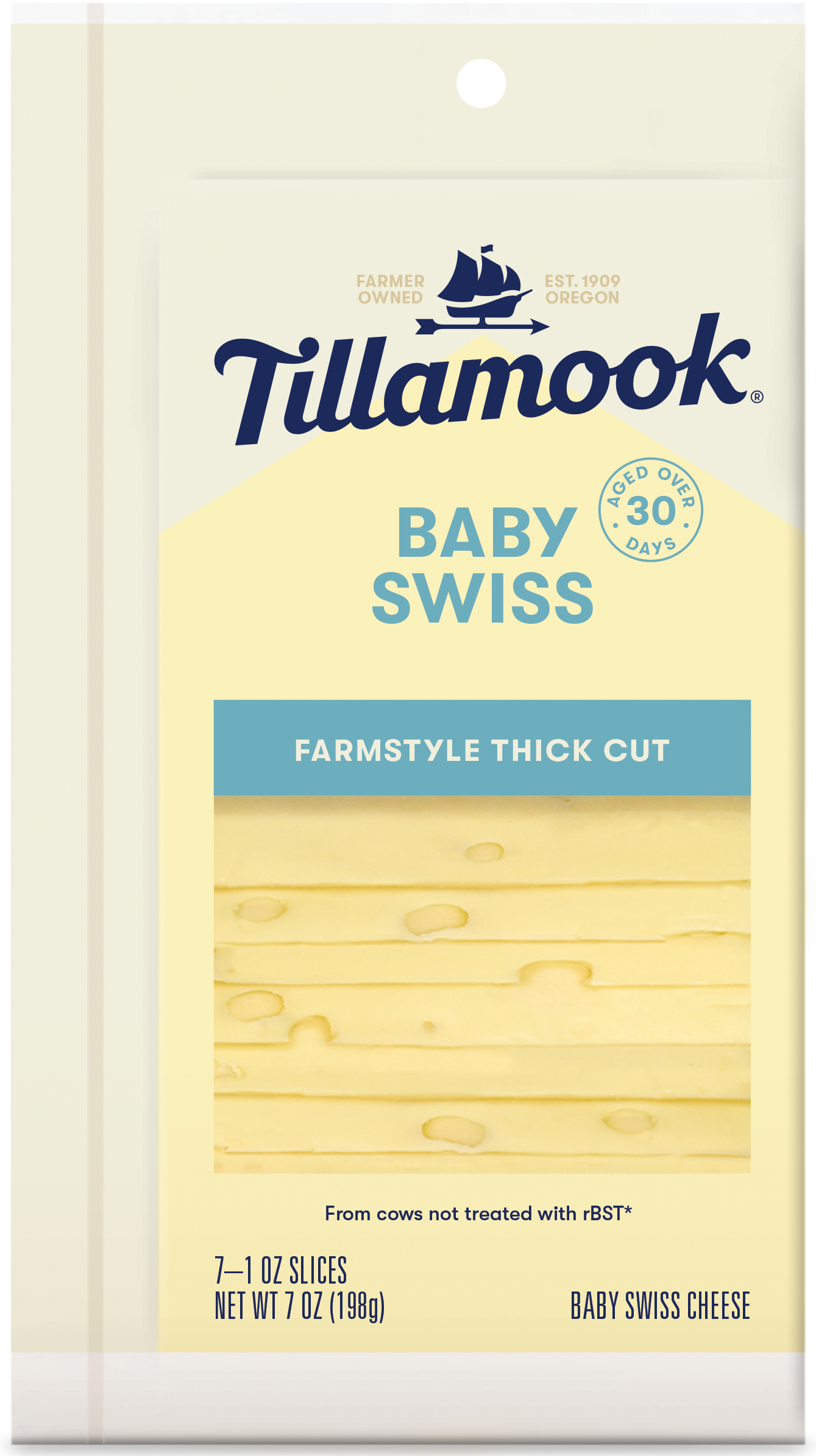 Swiss Cheese Slices - Tillamook