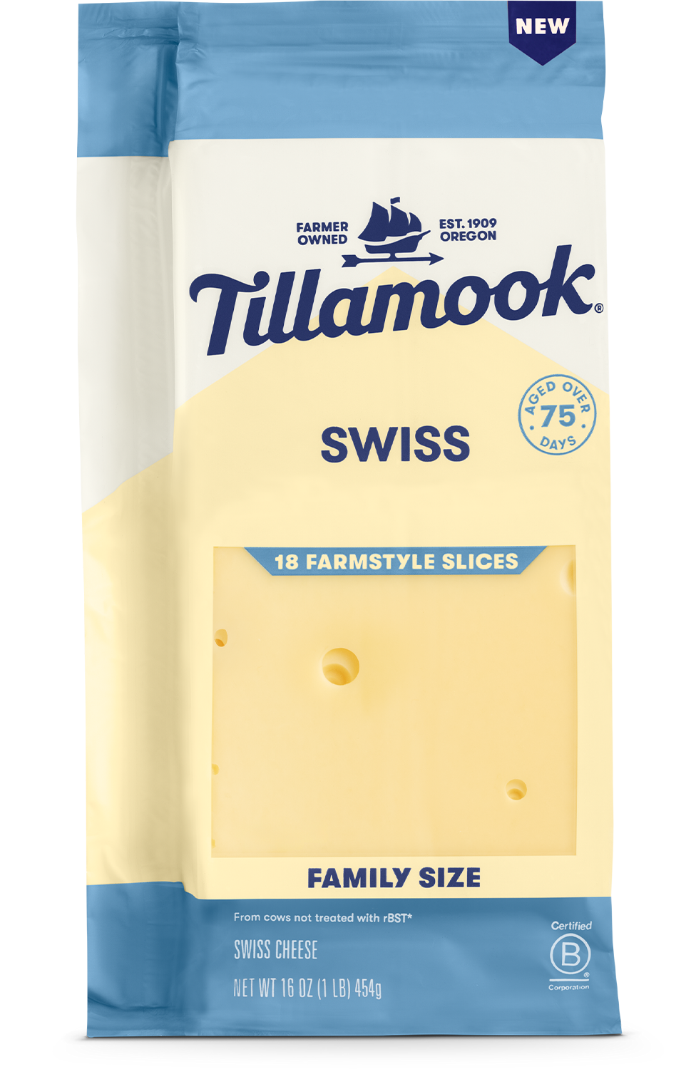 Swiss Cheese Slices - Tillamook