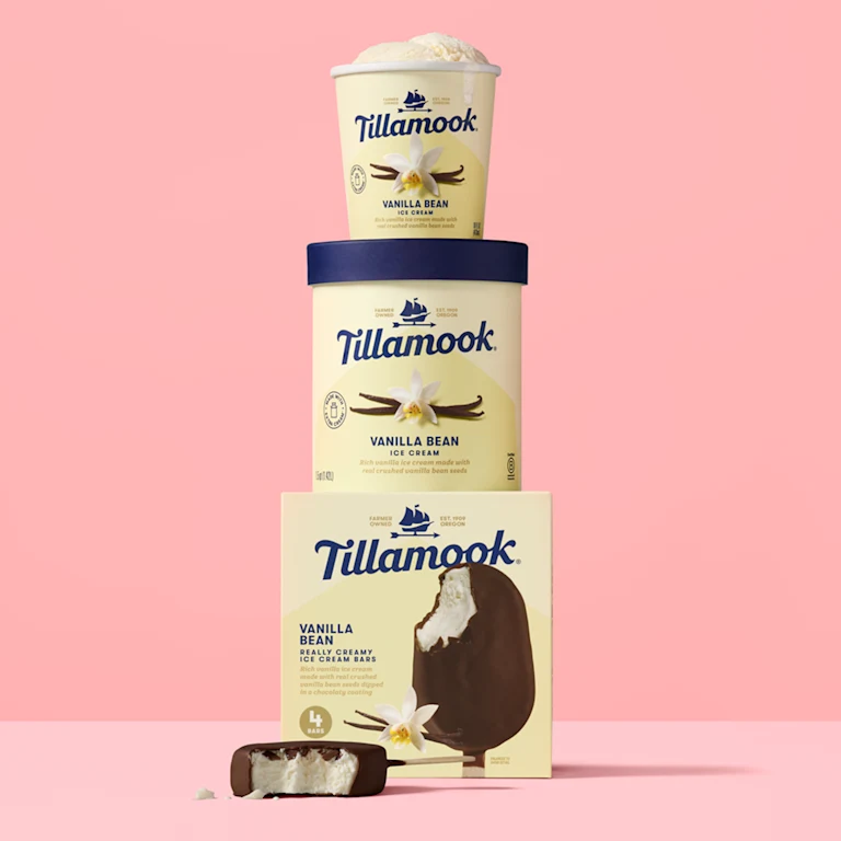 Tillamook vanilla ice cream