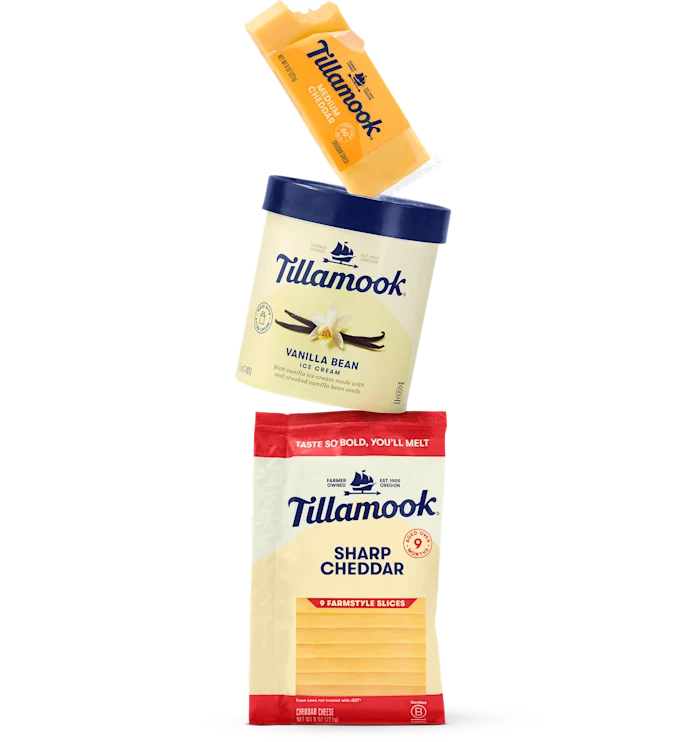 Group of Tillamook products