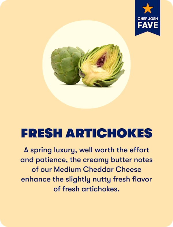 Fresh artichokes (Spring)