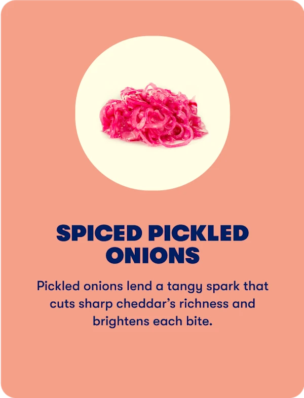 Spiced pickled onions