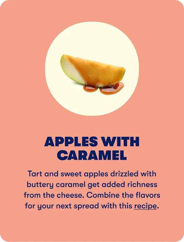 Apples with caramel