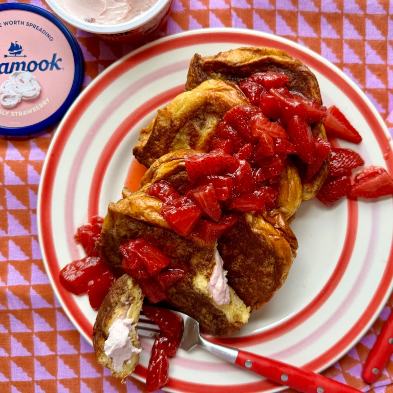 Tillamook Cream Cheese Stuffed French Toast