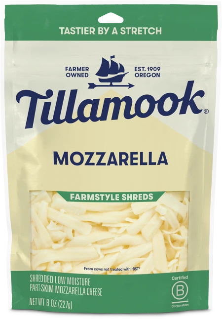 Shredded Mozzarella Cheese Thick Cut