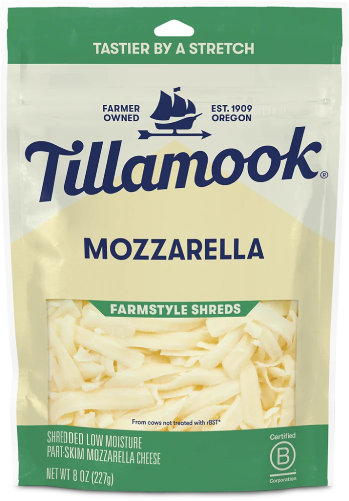 Shredded Mozzarella Cheese Thick Cut