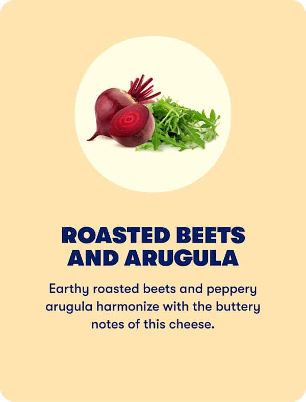 Roasted beets and arugula