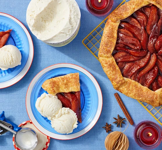 Poached Pear Galette