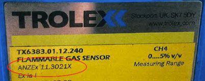 INCORRECT ANZEx LABEL