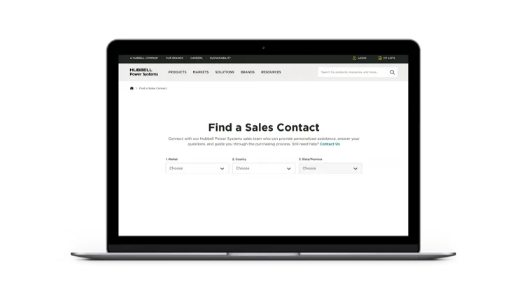 Find a sales contact