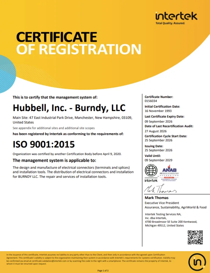 Hubbell Inc.