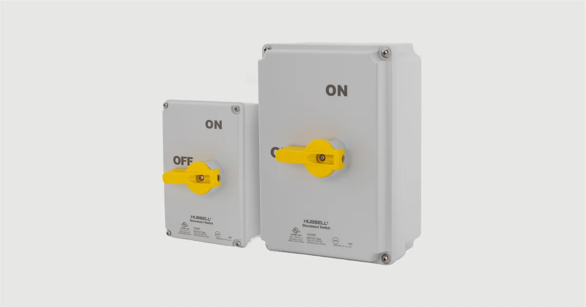 Hubbell-PRO Motor Disconnect Switches