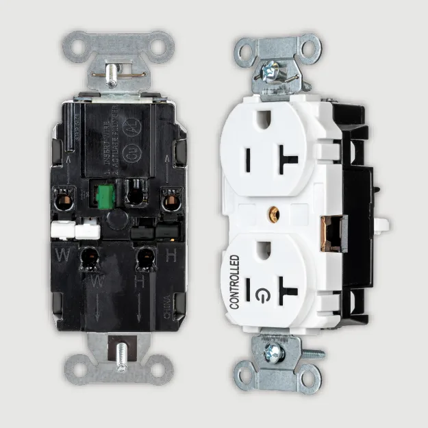 Hubbell Controlled Receptacles Now Feature EdgeConnect™ Screwless Termination!