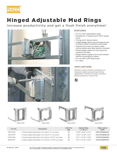 Mass Raco Raco® 293 293 | City Plumbing & Electric Supply