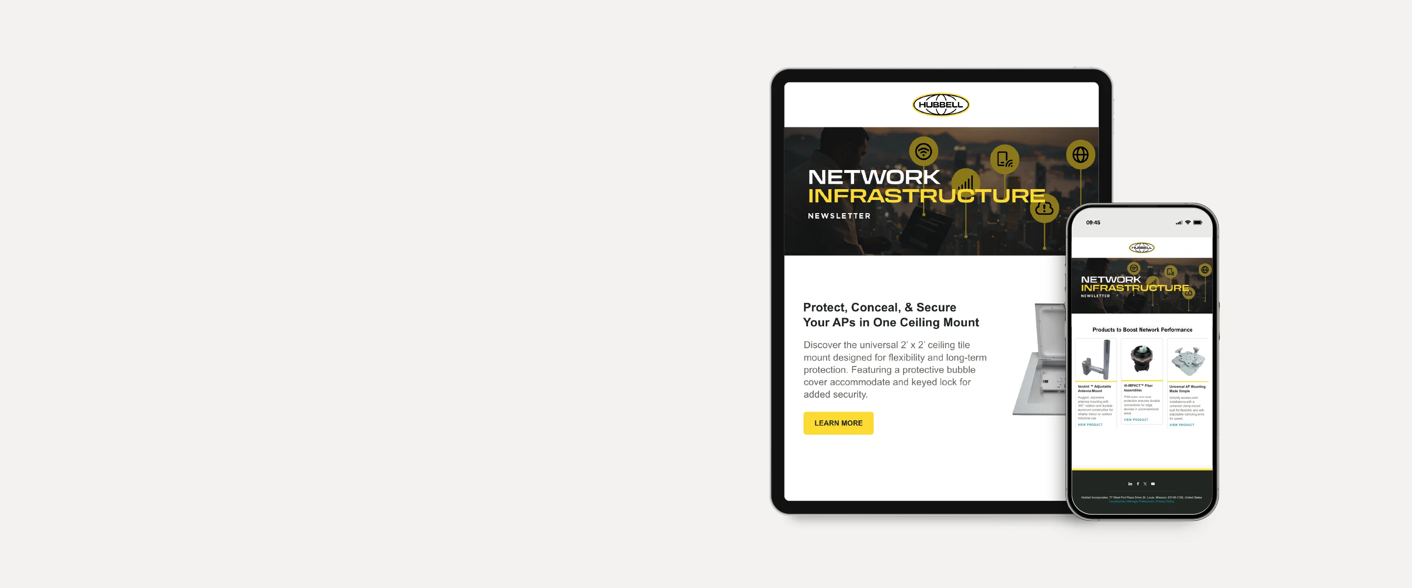 Multi - Network Infrastructure Newslettter Sign-Up Hero Image