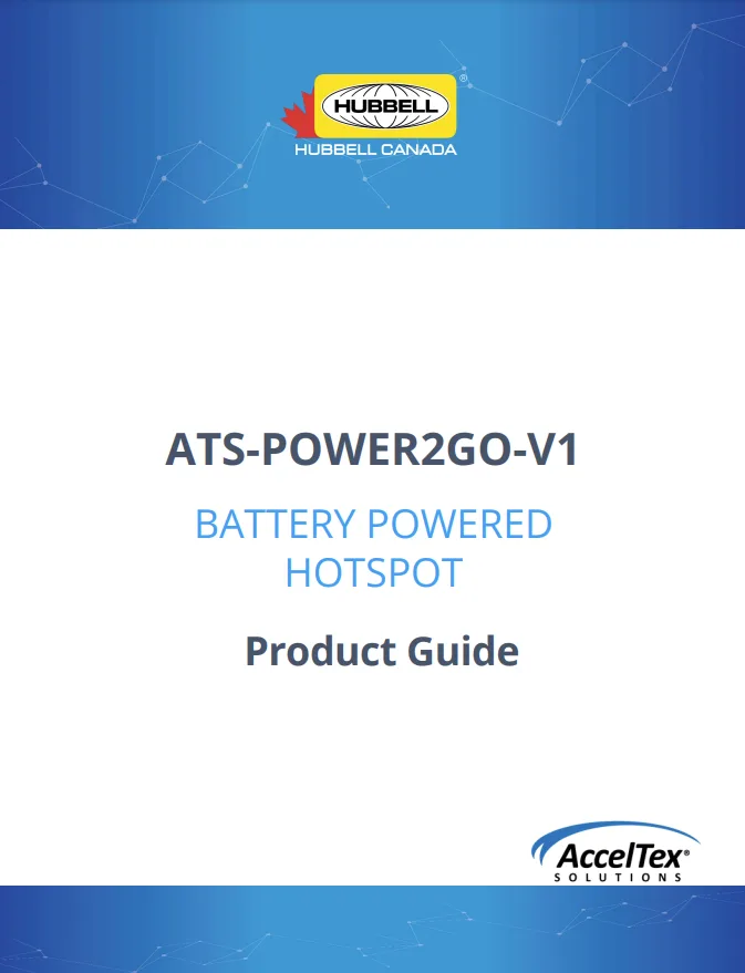 HUBS-CA - ATS - Battery Powered Hotspot  Guide - Card