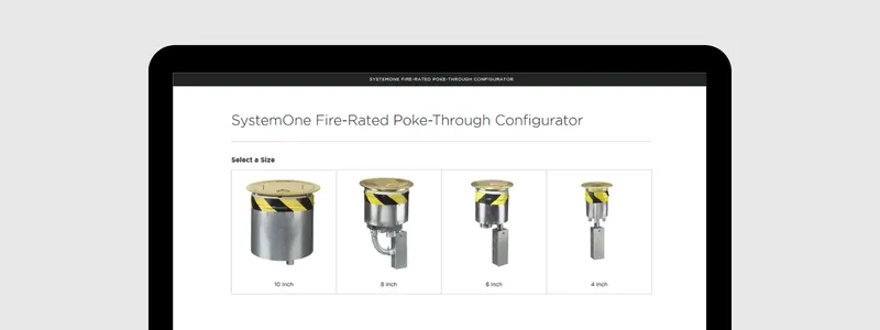 SystemOne Fire-Rated Poke-Thru