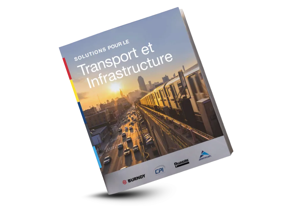 Cover of the transportation & infrastructure brochure