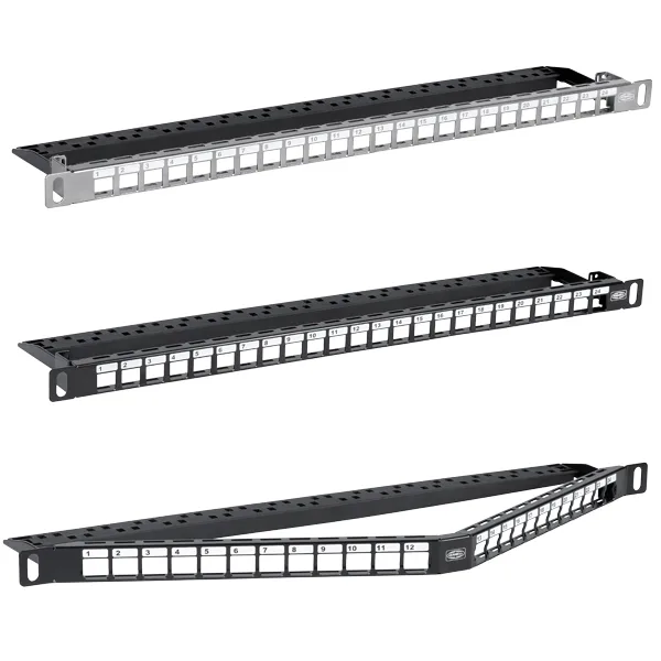 Double port density with new Hubbell HDPJ half rack jack panels