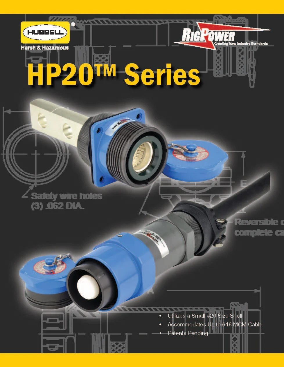 HP20 Series Single Pole Connectors