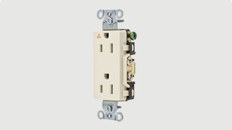 Isolated ground receptacles