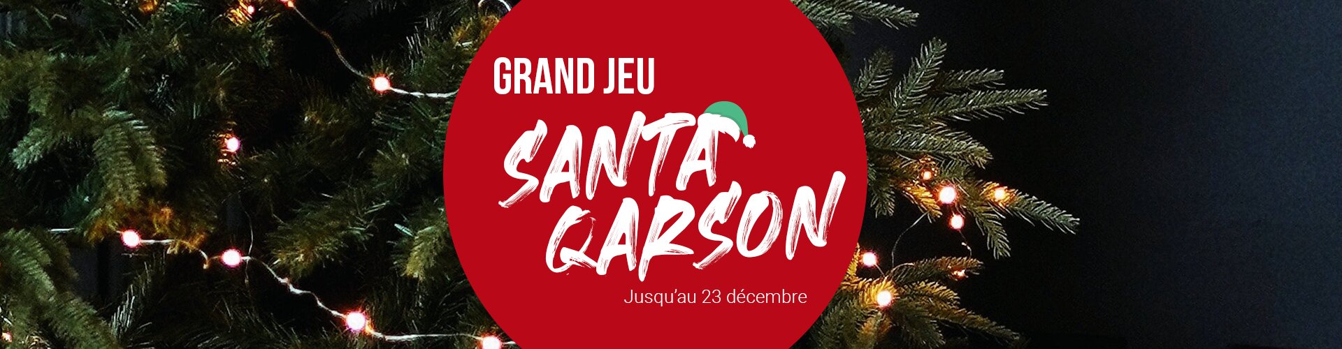 Bannière Desktop Banner Santa Qarson