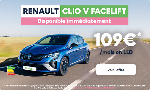 Renault Clio V Facelift Disponible immédiatement 109€