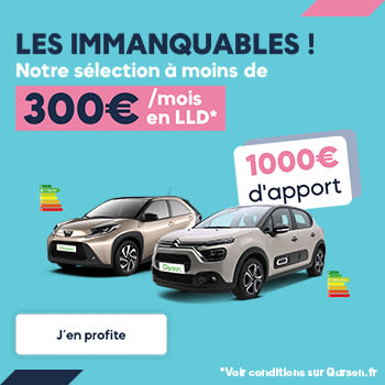 I mois de LLD offert* ! Du SUV à la citadine !