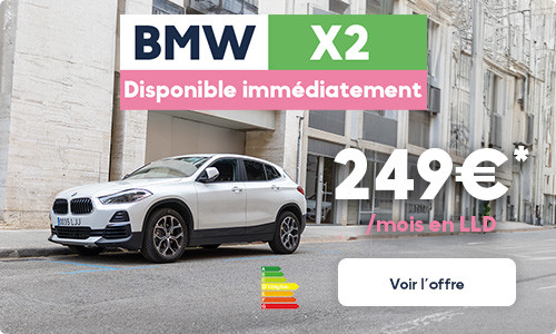 BMW X2 disponible immédiatement ! dès 249€/mois    