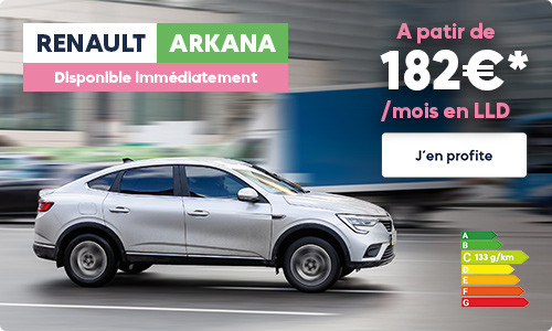 Renault Arkana disponible immédiatement dès 182€/mois