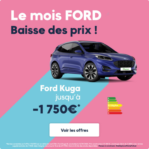 Ford Kuga jusqu'à - 1 750 € !                     