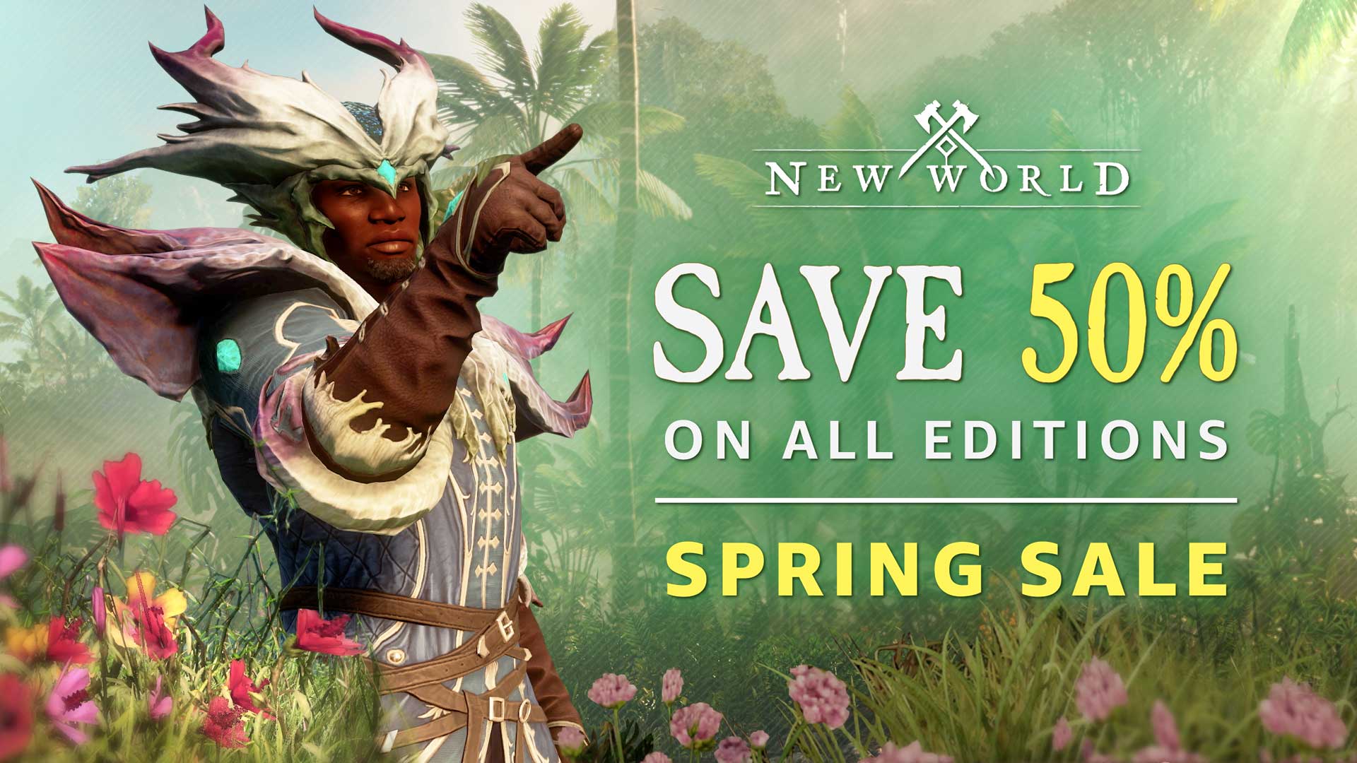 New World Spring Sale News New World Open World MMO PC Game