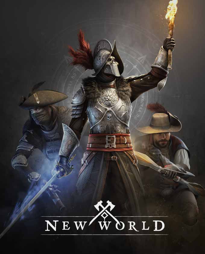 Deluxe Edition box art shows three character, including an armored man holding a torch up high