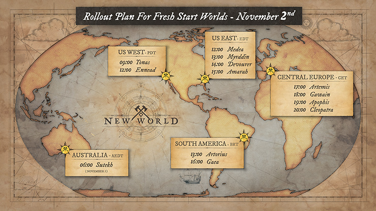Start Rollout Plan and FAQ - News | New World Open World MMO PC Game