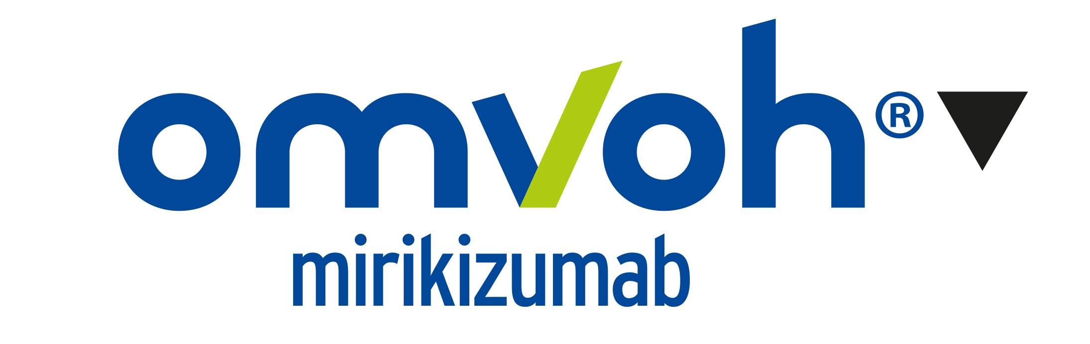 Sort trekant, Omvoh® «mirikizumab» logo