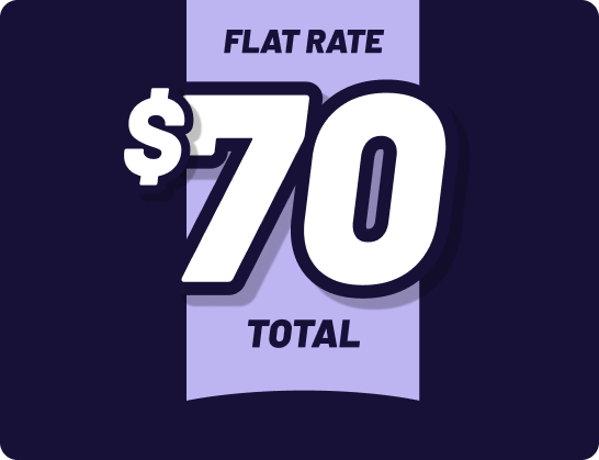 70USD FlatRate New Customer Offer