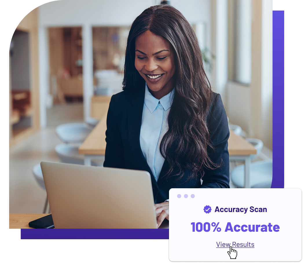 girl in vest smiling at the laptop hero image for business diy