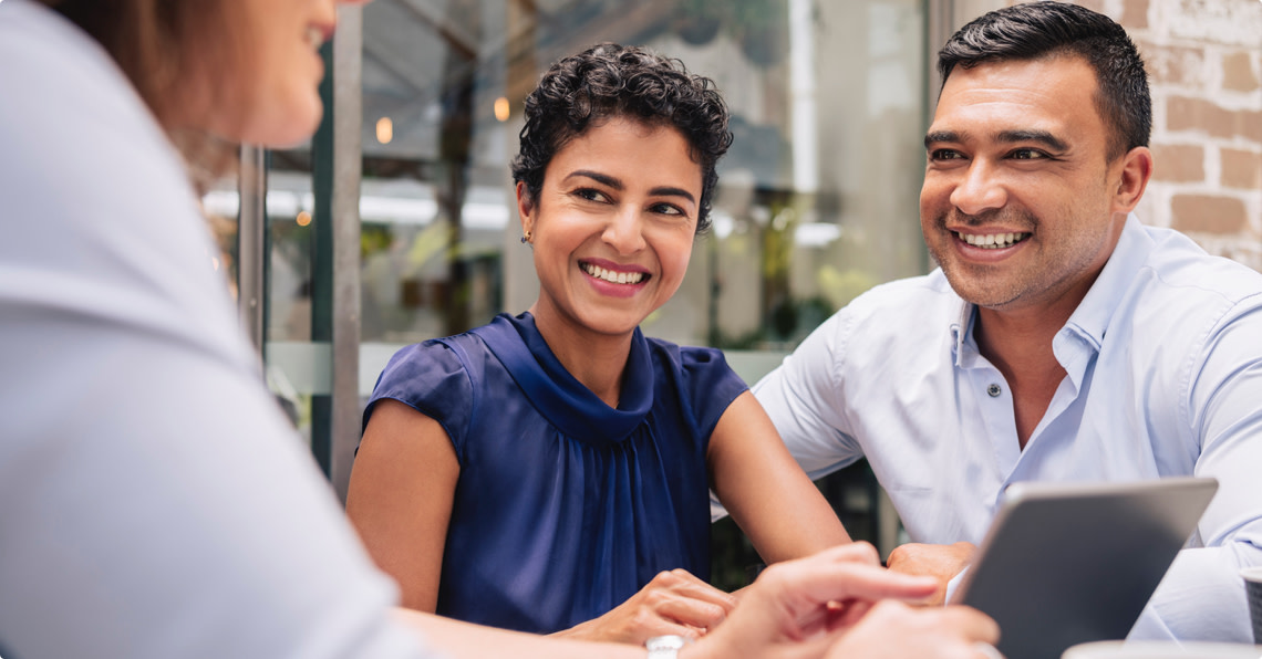 Tax professionals engaged in a discussion