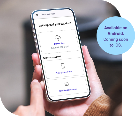using taxact mobile app on mobile phone
