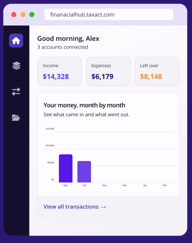animation of Financail Hub