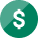 Dollar icon indicating maximum refund guarantee