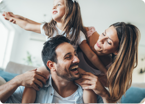 happy family we put you first